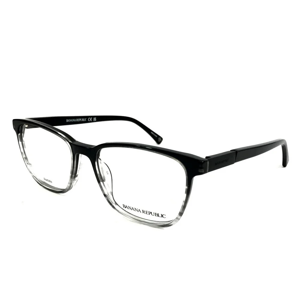 Banana Republic Eyeglasses Frame BR114 U76 Black Fade Cat Eye Full Rim 52-17-145